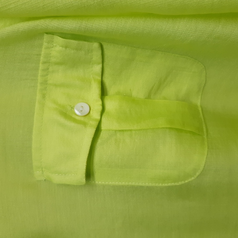 Chico's Lime Green Blouse - Picture 4 of 8